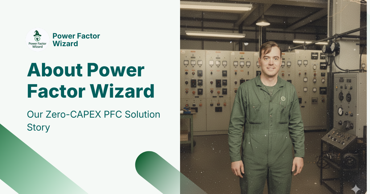 About Power Factor Wizard | Our Zero-CAPEX PFC Solution Story